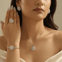 Geometric Round Bohemian Jewelry Set