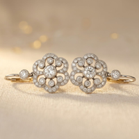 Crystal Mandala Retro Earrings