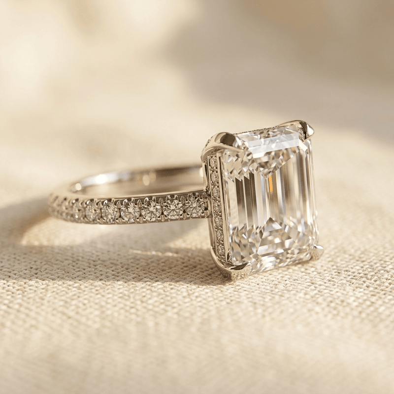 Luxurious Synthetic Zirconia Statement Ring