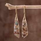 Heavenly Imperial Jasper Teardrop Earrings