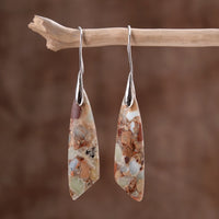 Heavenly Imperial Jasper Teardrop Earrings