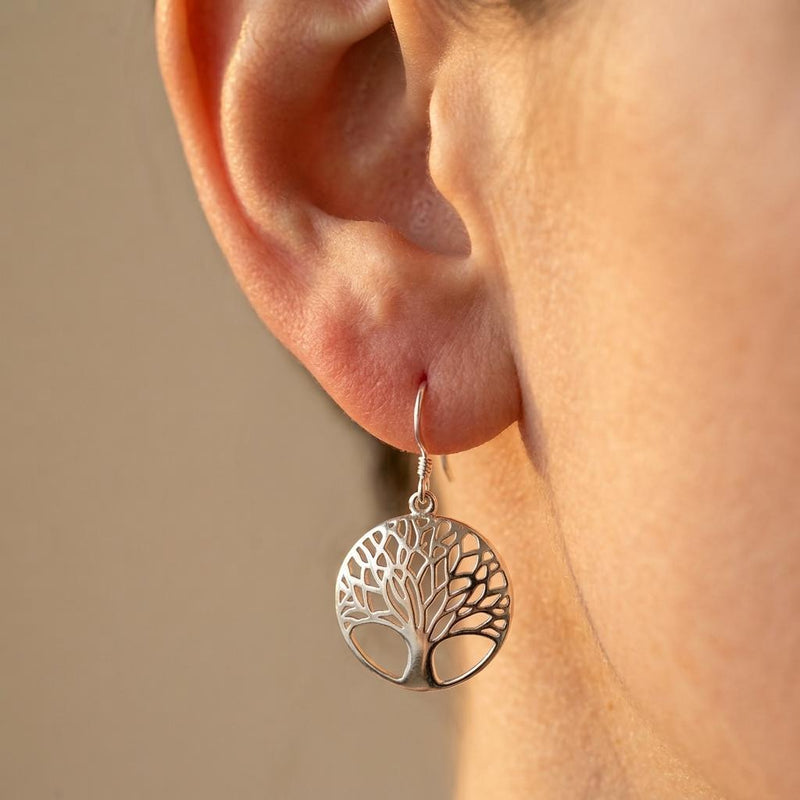 Round Pendant Circle Jewelry Set