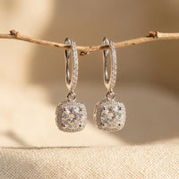 Elegant Square Zirconia Earrings