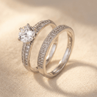 Luxury Gold Plated Zirconia Band Ring