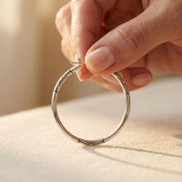 Elegant Metal Hoop Earrings Vintage Punk Style