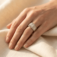 Elegant Cubic Zirconia Engagement Ring