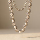 Elegant Pearl Chain Necklace