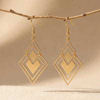 Elegant Vintage Geometric Alloy Dangle Earrings