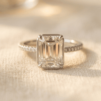 Luxurious Synthetic Zirconia Statement Ring