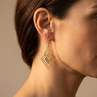 Elegant Vintage Geometric Alloy Dangle Earrings