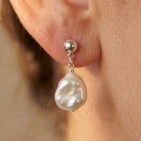 Retro Layered Shell Pearl Necklace Jewelry Set
