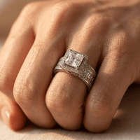 Elegant Cubic Zirconia Engagement Ring