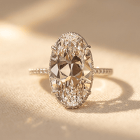 Classic Solitaire Four Prong Cubic Zirconia Ring