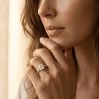 Elegant White Cubic Zirconia Gold Plated Ring