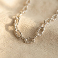 Boho Chunky Iron Chain Link Necklace