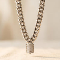Stainless Steel Cuban Link Chain Necklace