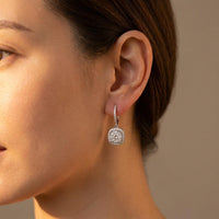 Elegant Square Zirconia Earrings