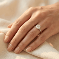 Elegant White Cubic Zirconia Gold Plated Ring