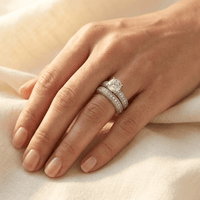 Luxury Zirconia Inlay Ring