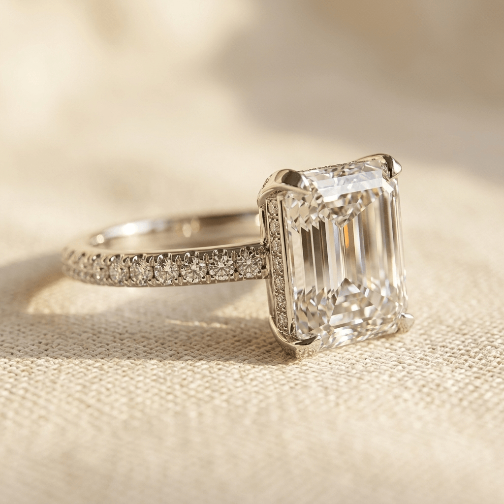Luxurious Synthetic Zirconia Statement Ring