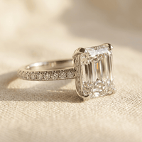 Luxurious Synthetic Zirconia Statement Ring