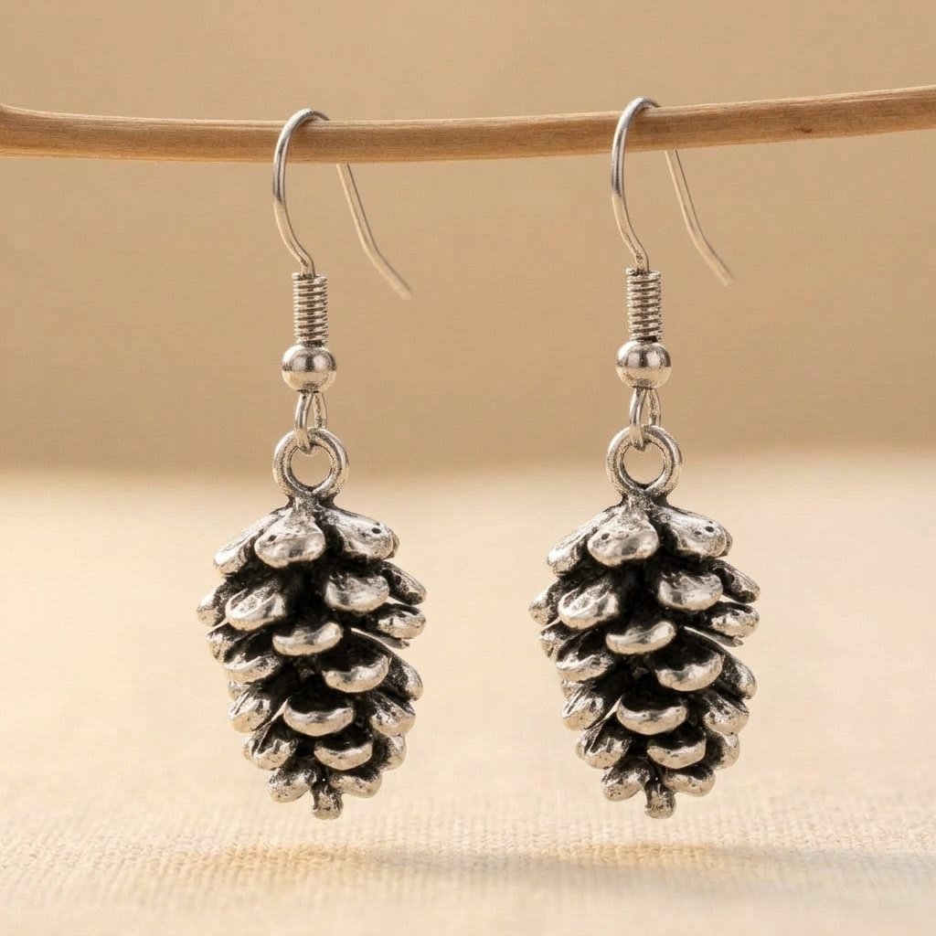 Leverback Vintage Sunflower Earrings - Gold Center