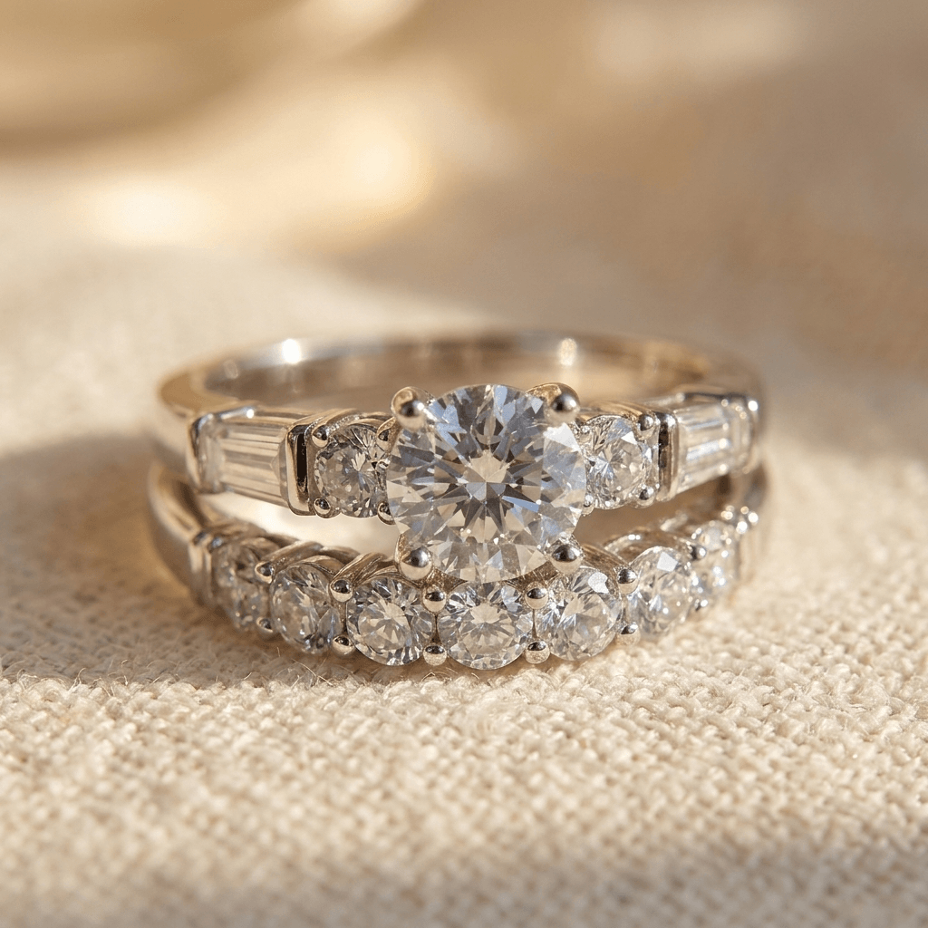 Yellow Cubic Zirconia Sterling Silver Ring