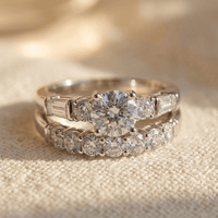 Yellow Cubic Zirconia Sterling Silver Ring