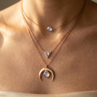 Bohemian Multi Layer Sun Moon Necklace