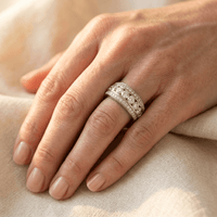 Silver Zirconia Stack Ring