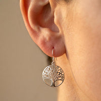 Round Pendant Circle Jewelry Set