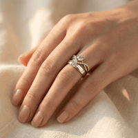 Copper Micro Inlaid Zirconia Wedding Ring