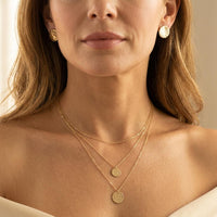 Womens Layered Necklace Jewelry Set Alloy Bone Chain