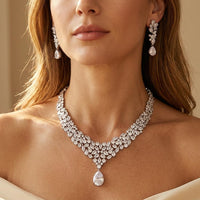 Elegant Cubic Zirconia Jewelry Set