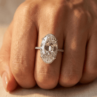 Classic Solitaire Four Prong Cubic Zirconia Ring