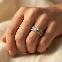 Luxury Zirconia Inlay Ring