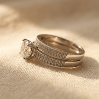 Luxury Gold Plated Zirconia Band Ring