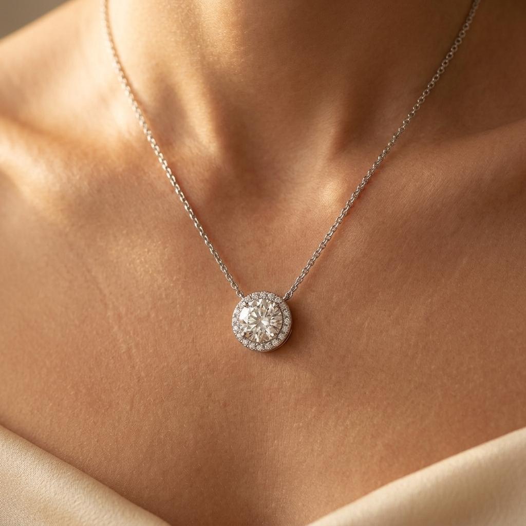 Lab Synthetic Zirconia Golden Plated Jewelry Set