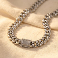 Stainless Steel Cuban Link Chain Necklace