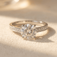 Elegant White Cubic Zirconia Gold Plated Ring