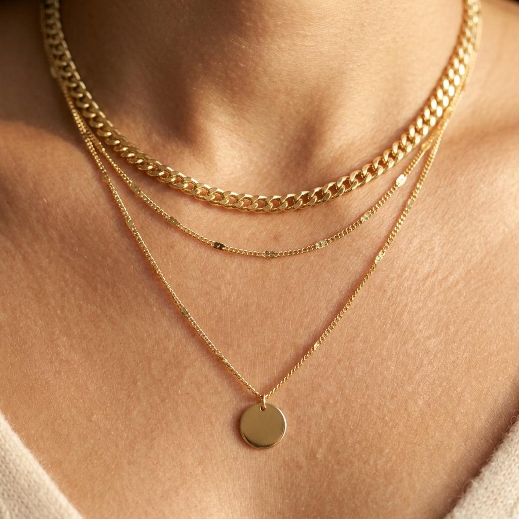 Stylish Layered Chain Luxury Necklace