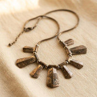 Bohemian Geometric Handmade Metal Necklace