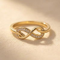 Infinity Gold Chain Ring