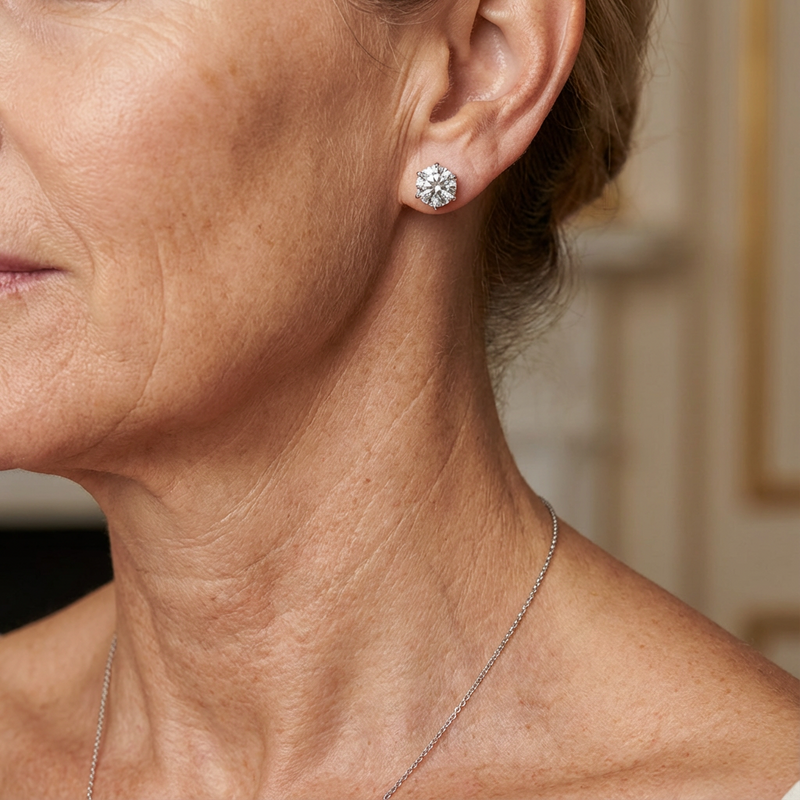 Tera earrings | White Gold
