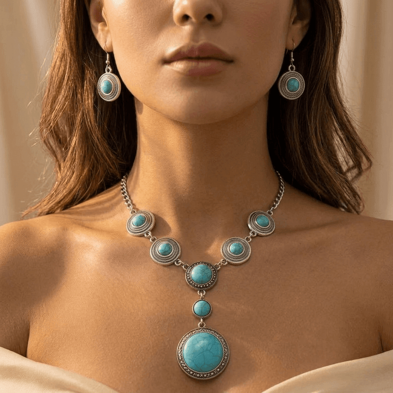 Vintage Bohemian Style Jewelry Set
