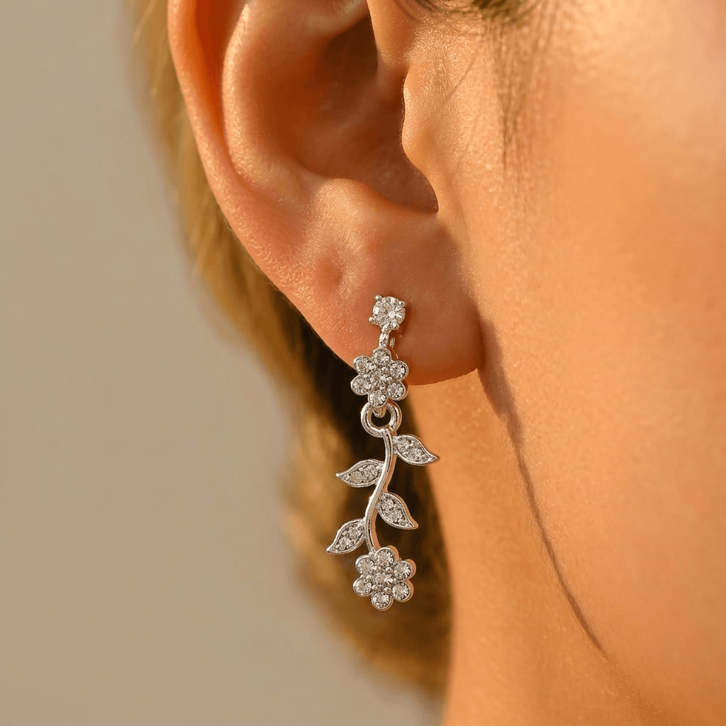 Bohemian Flower Statement Earrings